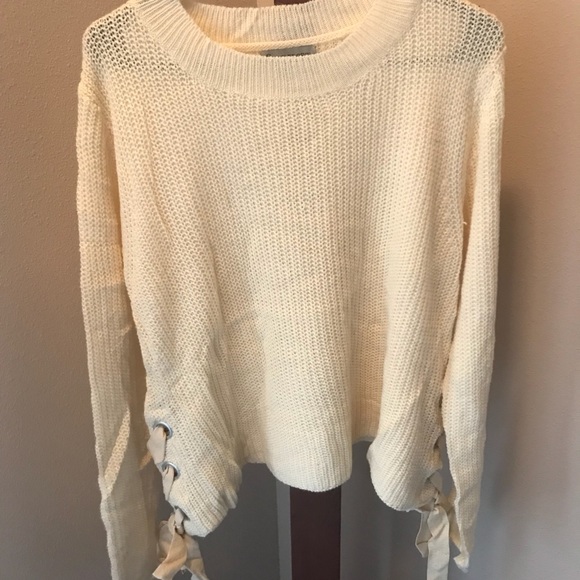 2/$25 Light Cream Sweater - Picture 4 of 4